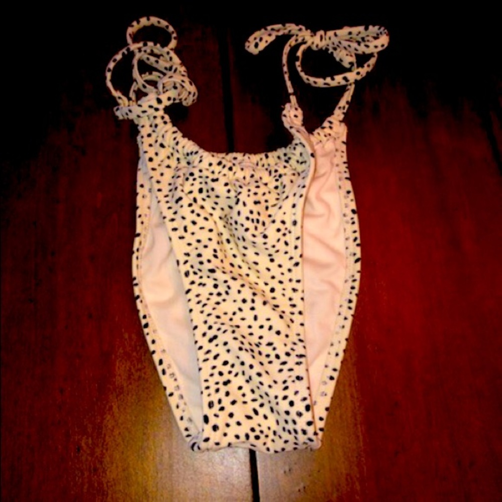 Polka dot bikini bottoms